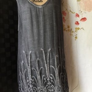 Gorgeous silk flowing tunic